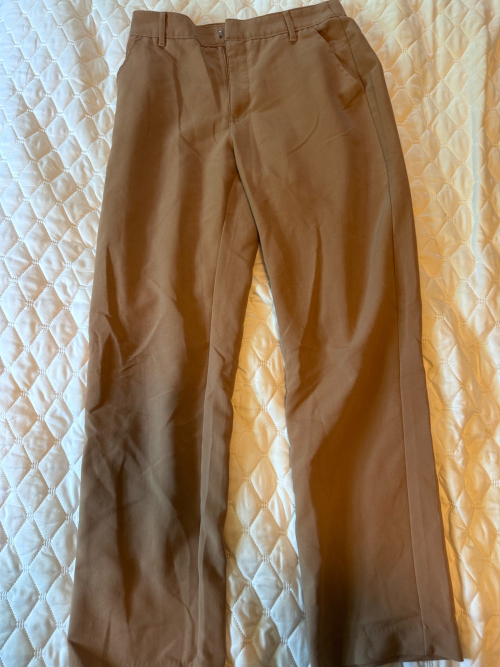 Abercrombie & Fitch Brown Wide-Leg Trousers